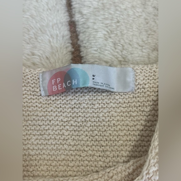 Free People Beach Cream Romper 100% Cotton - Picture 5 of 6